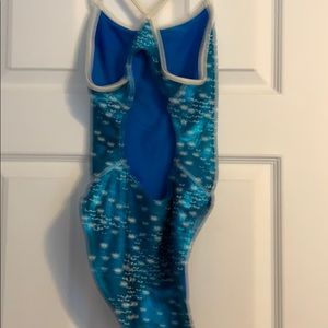 Ladies swim race suit